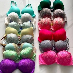14 Victoria secret bra lot